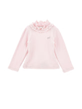 Load image into Gallery viewer, Ruffled rhinestone turtleneck sweater
