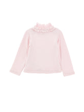 Load image into Gallery viewer, Ruffled rhinestone turtleneck sweater
