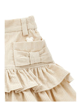 Load image into Gallery viewer, Velvet skirt with bows
