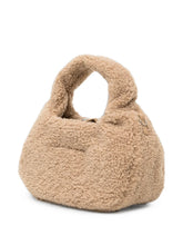 Load image into Gallery viewer, MM6 Maison Margiela Kids logo-patch borg tote bag
