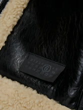 Load image into Gallery viewer, MM6 Maison Margiela Kids Shearling Trim Faux-Leather Jacket
