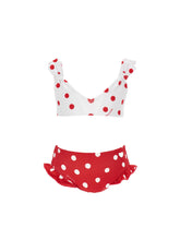 Load image into Gallery viewer, Two-piece polka dot swimsuit

