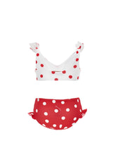 Load image into Gallery viewer, Two-piece polka dot swimsuit
