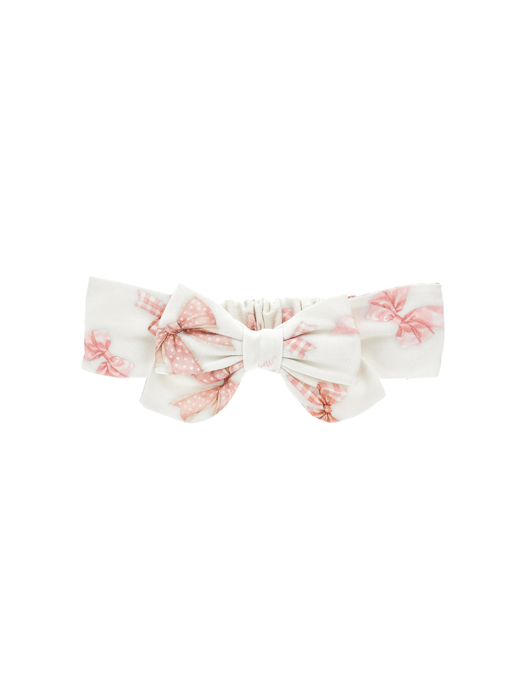 Bow print bow band