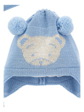 Load image into Gallery viewer, Teddy Bear Hat and Scarf Set
