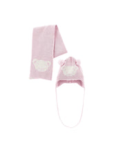 Load image into Gallery viewer, Teddy Bear Hat and Scarf Set
