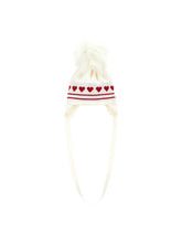 Load image into Gallery viewer, Pom pom and heart hat

