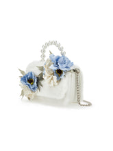 Load image into Gallery viewer, Mini bag with plush flowers
