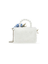 Load image into Gallery viewer, Mini bag with plush flowers

