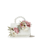 Load image into Gallery viewer, Mini bag with plush flowers
