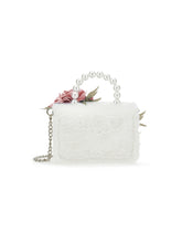 Load image into Gallery viewer, Mini bag with plush flowers
