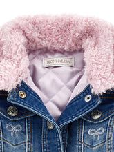 Load image into Gallery viewer, Fur bows jacket
