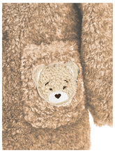 Load image into Gallery viewer, Coat with teddy bear pockets
