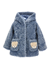 Load image into Gallery viewer, Coat with teddy bear pockets
