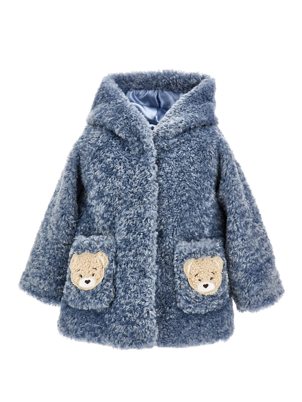 Coat with teddy bear pockets