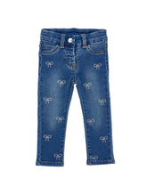 Load image into Gallery viewer, Jeans bows rhinestones
