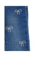 Load image into Gallery viewer, Jeans bows rhinestones
