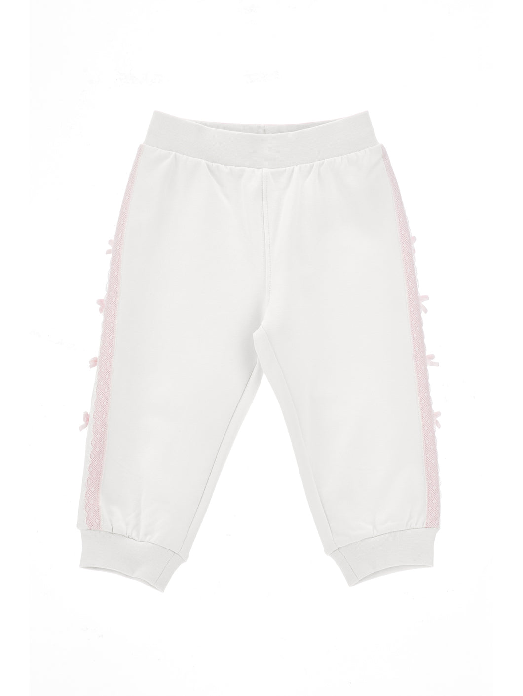 Pants with lace details