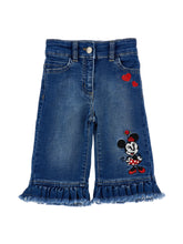 Load image into Gallery viewer, Minnie Mouse jeans with frill
