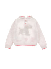 Load image into Gallery viewer, Sweater with intarsia dog and bows
