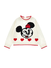 Load image into Gallery viewer, Minnie Mouse Hearts Inlay Sweater
