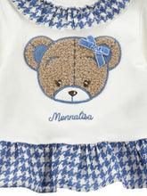 Load image into Gallery viewer, Teddy sweatshirt with gingham frill
