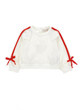 Load image into Gallery viewer, Sweatshirt with heart and laces
