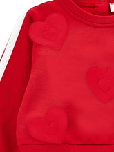 Load image into Gallery viewer, Sweatshirt with heart and laces
