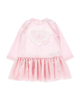 Load image into Gallery viewer, Tulle dress with heart ruffles
