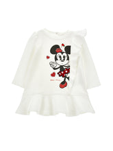 Load image into Gallery viewer, Minnie Ruffle Sweatshirt Dress
