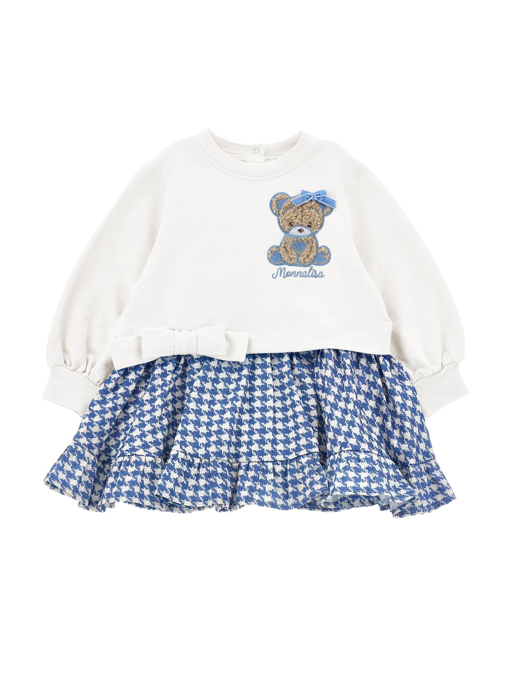 Monnalisa teddy bear sweatshirt dress