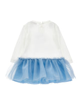 Load image into Gallery viewer, Dress with print dress and tulle skirt
