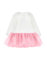 Load image into Gallery viewer, Dress with print dress and tulle skirt
