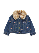 Load image into Gallery viewer, Jacket with roses and removable collar
