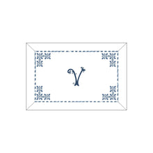 Load image into Gallery viewer, Seferî Flower Garden Boudoir Sham - Blue
