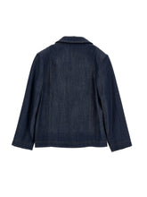 Load image into Gallery viewer, Denim jacket with flower applique

