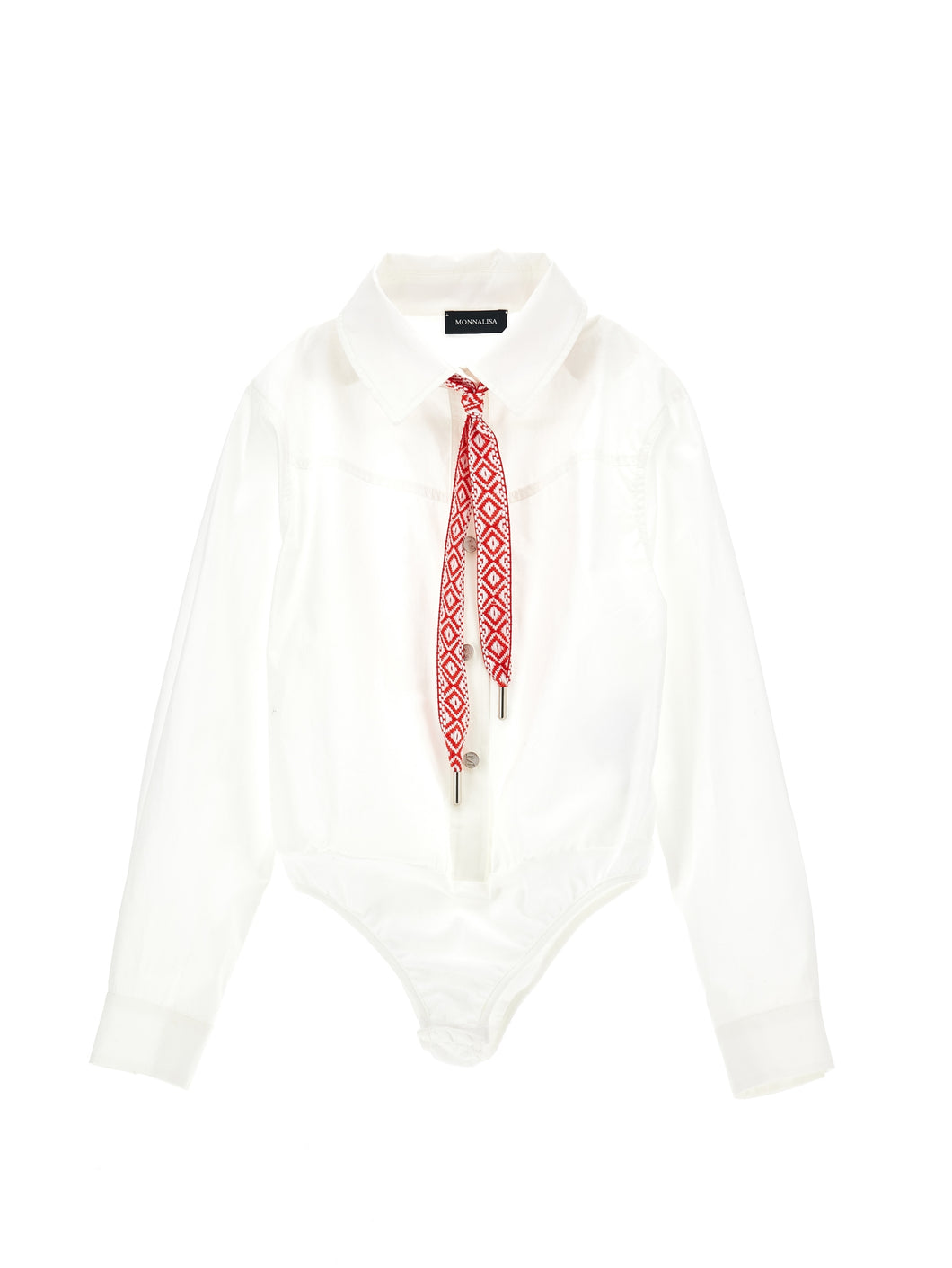 Body shirt with tie