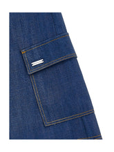Load image into Gallery viewer, Cargo joggers denim
