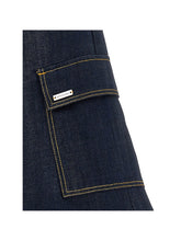 Load image into Gallery viewer, Cargo joggers denim
