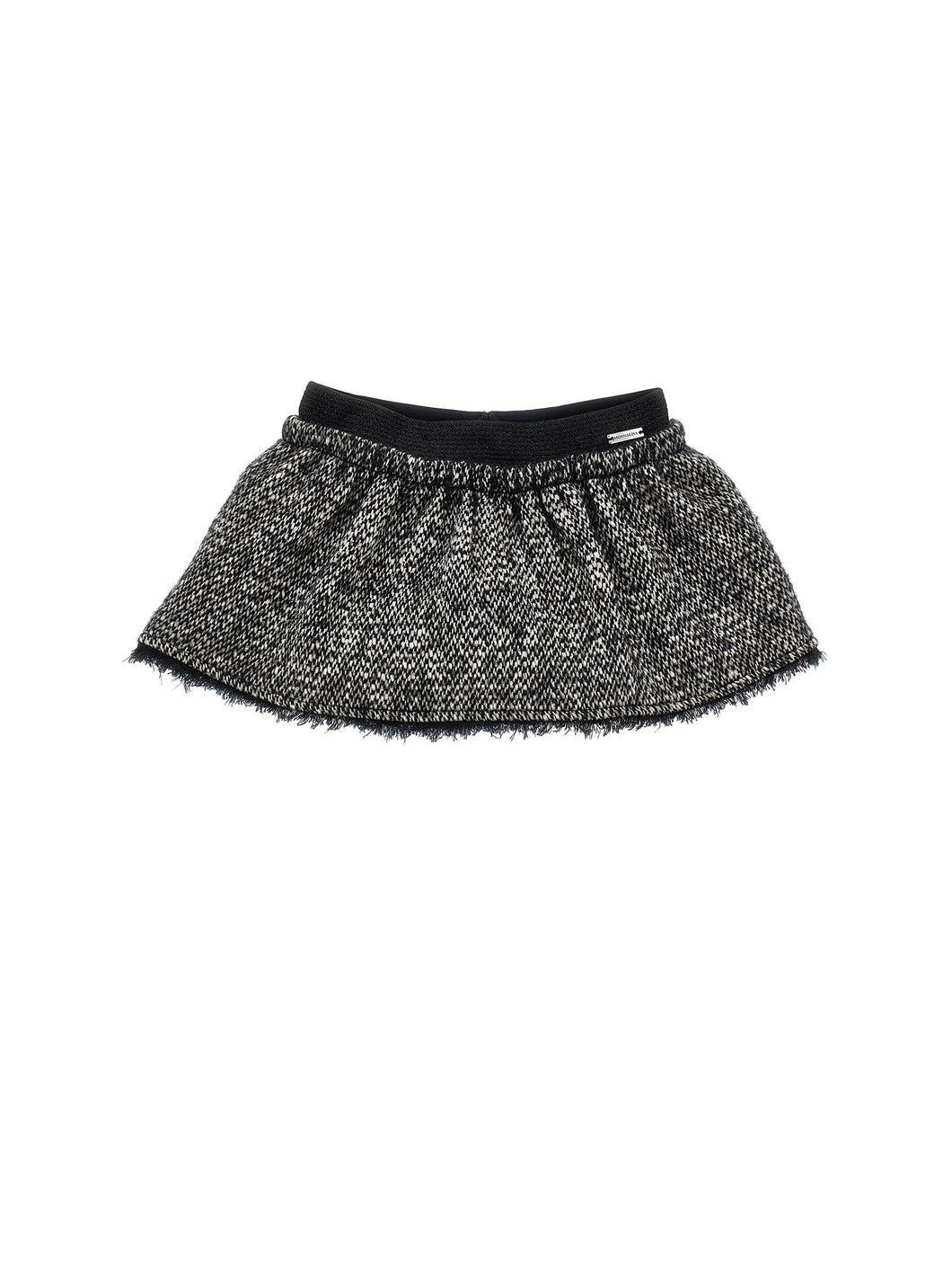 Tweed mini skirt