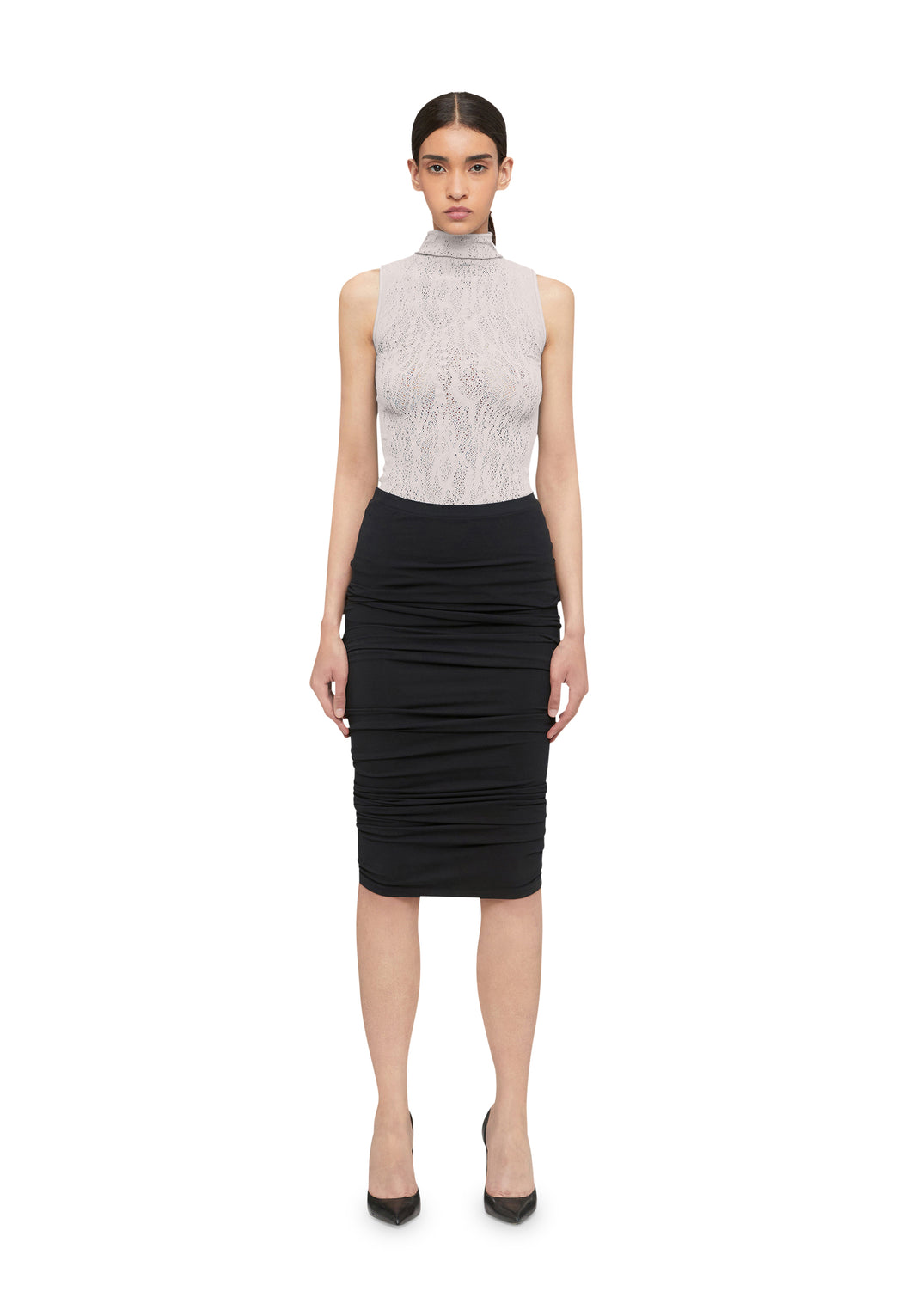 Snake Lace Top Sleeveless