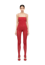 Load image into Gallery viewer, Simkhai - Intricate Sheer Pattern Jumpsuit
