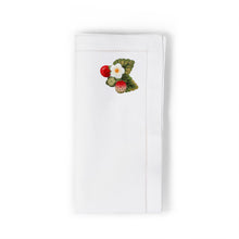 Load image into Gallery viewer, Seferî Embroidered Napkin - Berries - Set of 4
