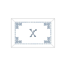 Load image into Gallery viewer, Seferî Flower Garden Boudoir Sham - Blue
