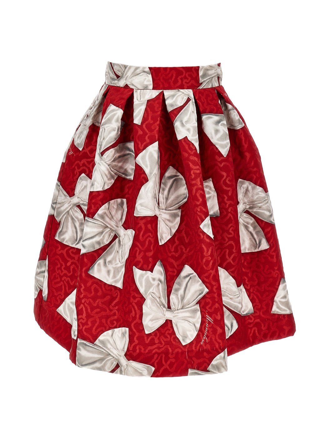 Bow brocade skirt