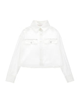 Load image into Gallery viewer, Shirt with rhinestone flaps

