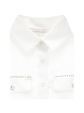 Load image into Gallery viewer, Shirt with rhinestone flaps
