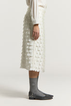 Load image into Gallery viewer, Fringed chiffon skirt
