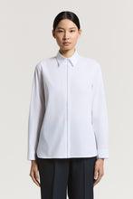 Load image into Gallery viewer, Solid-color stretch cotton poplin shirt
