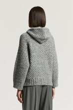 Load image into Gallery viewer, Alpaca yarn hoodie with sequins
